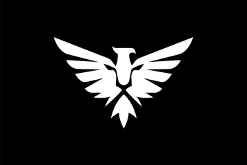 Eagle with lion as logo design vector image