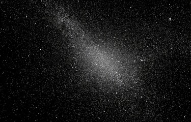 Obraz premium Distant Galaxy Cluster With Sparkling Stars