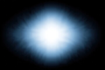 Bright Glowing Light Source in Dark Space