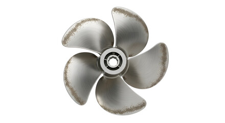 Boat propeller marine stainless steel outboard motor propellers for sale boating equipment parts repair on transparent background
