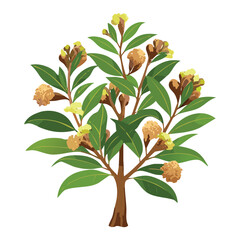 Green Forest Plant Illustration