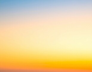 Obraz premium Tranquil Sunrise Over a Soft Horizon with Gentle Color Gradients