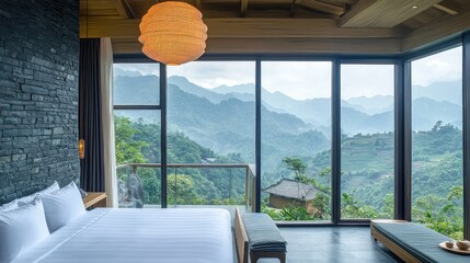 Mountaintop bedroom with panoramic views (1)