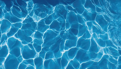 Abstract Blue Water Texture