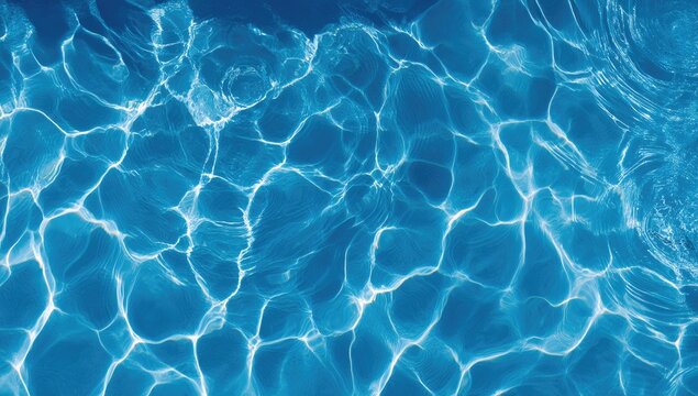 Abstract Blue Water Texture