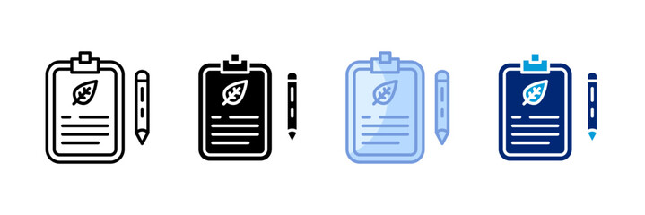 Eco Design Icon Set Multiple Style Collection