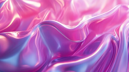 Obraz premium 3D render of abstract wavy sheets