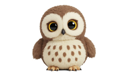 Obraz premium owl on white background
