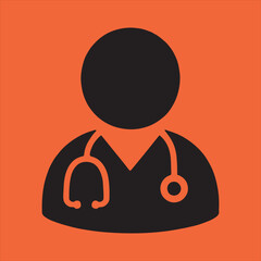Doctor icon stethoscope healthcare medical professional