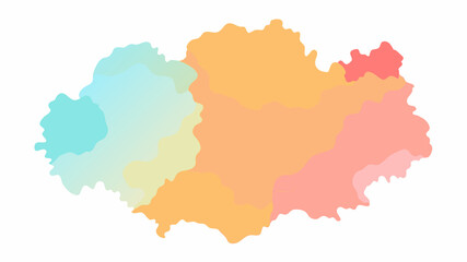 Naklejka premium Abstract pastel watercolor background design