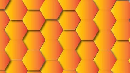 Abstract multicolor hexagon geometric honeycomb texture background. creative decorative element fabric. hexagon light creative digital concept vector surface grid .	
