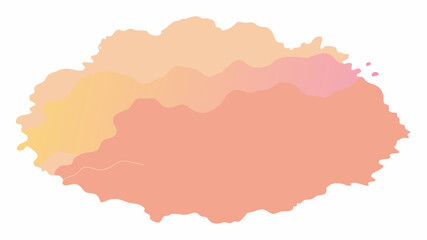 Fototapeta premium Abstract peach watercolor background design