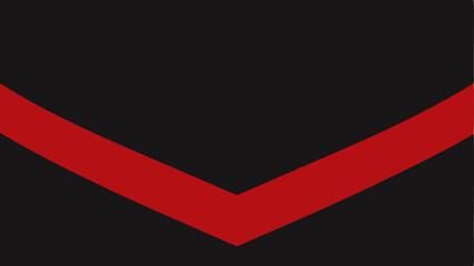 Fototapeta premium Abstract red v shape black background design