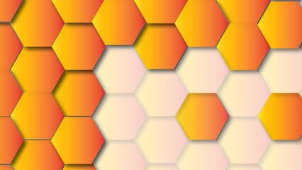 Abstract multicolor hexagon geometric honeycomb texture background. creative decorative element fabric. hexagon light creative digital concept vector surface grid .	

