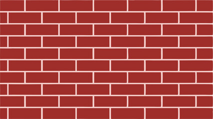 Obraz premium Seamless red brick wall background texture