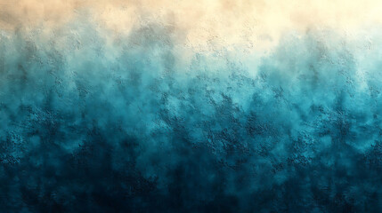 Obraz premium Seafoam to turquoise gradient with coastal inspired grain texture in a refreshing minimal background