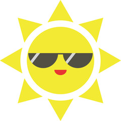 선글라스를 낀 태양