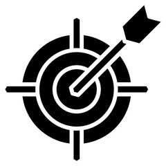 Goals glyph icon