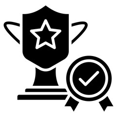 Guarantee glyph icon