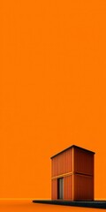 Vibrant Orange Container Design