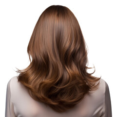 Naklejka premium PNG Woman hair style adult photo back.