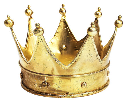 Golden crown royalty luxury symbol