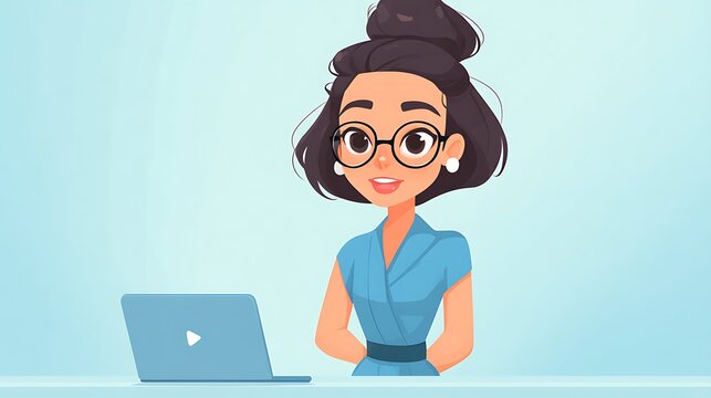 live webinar start by businesswoman