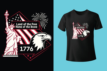 Happy Independence Day T-shirt Design