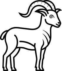 goat vector illustration