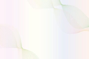 Elegant and fluid gradient composition featuring delicate flowing lines and soft color blends