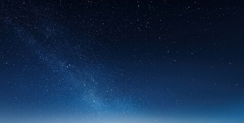 Starry Night Sky With Milky Way