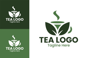 Tea Logo Design Fresh Tea Logo for Beverage Branding