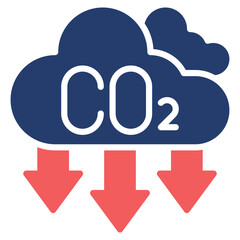 Carbon glyph color icon