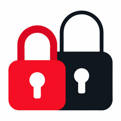 lock icon vector illustration