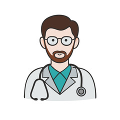 Fototapeta premium doctor icon