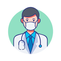 Fototapeta premium doctor icon