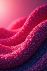 Fototapeta premium Abstract red-pink wave, grainy texture, blurred gradient , design, dynamic, grainy