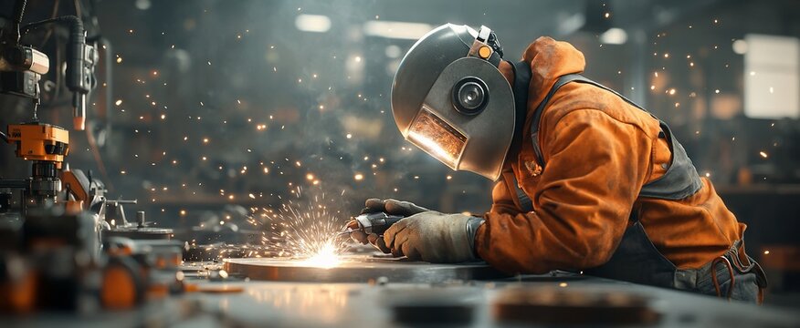 Focused welder in action