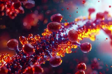 Fototapeta premium Gain insight into the essential science behind HDL and its role in health.