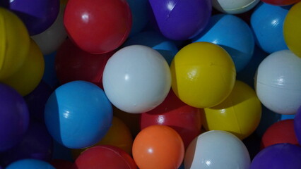 Colorful Plastic Balls in a Ball Pit Fun, Playful Image