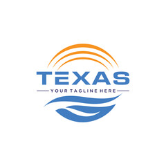 Texas Sunrise & Waves Logo