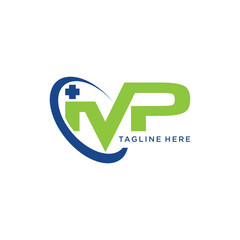 Healthcare and Medical Logo with Modern Typography and Cross Symbol