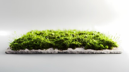 Fototapeta premium digital technology green bubble seaweed poster background