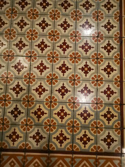 Vintage tile seamless pattern