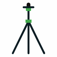 Professional tripod stand vector for photography-themed projects. Great for Camera Day celebrations and blogs.
