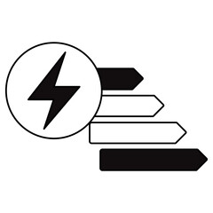 Energy Efficient Hosting icon, Sustainable Hosting icon, for a Greener Digital Future, Eco-Friendly Servers Powering the Web Responsibly