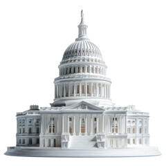 Obraz premium Architectural Model of the United States Capitol