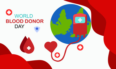 Shapes World Blood Donor Day