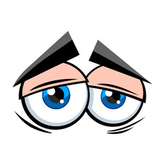 vector illustration of a eye