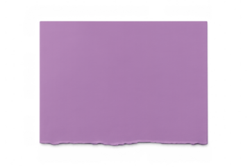 Torn piece of purple paper with transparent background, ideal for adding a touch of color to designs or projects
